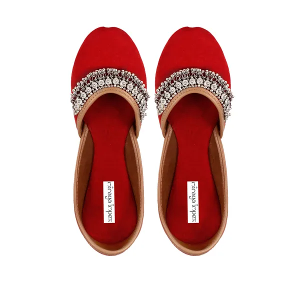 Red_Royal_Khawab_Faux_Leather_Jutti_For_Women_&_Girls