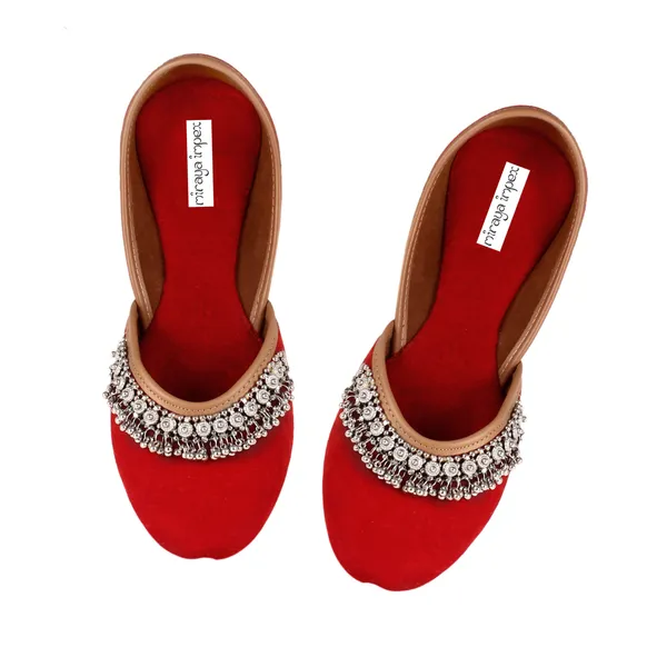 Red_Royal_Khawab_Faux_Leather_Jutti_For_Women_&_Girls