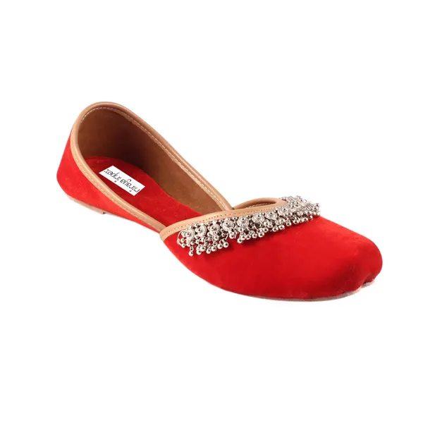 Red_Royal_Khawab_Faux_Leather_Jutti_For_Women_&_Girls