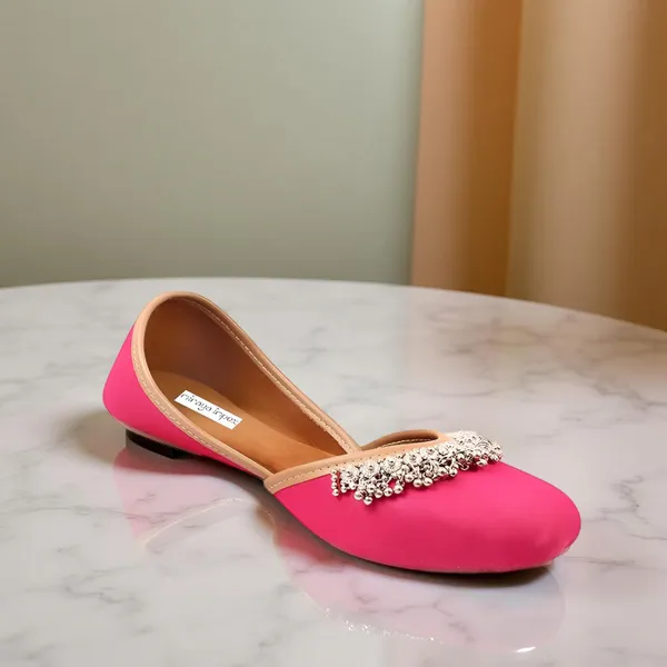 Pink_Florene_Faux_Leather_Jutti_For_Women_&_Girls