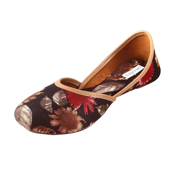 Black_Lotus_Faux_Leather_Jutti_For_Women_&_Girls