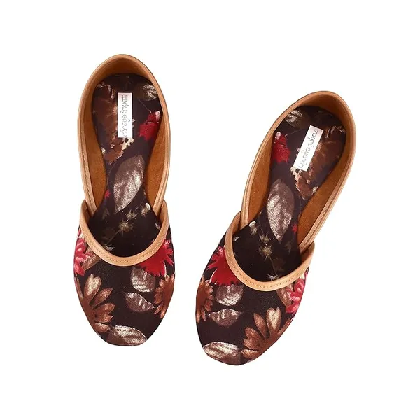 Black_Lotus_Faux_Leather_Jutti_For_Women_&_Girls