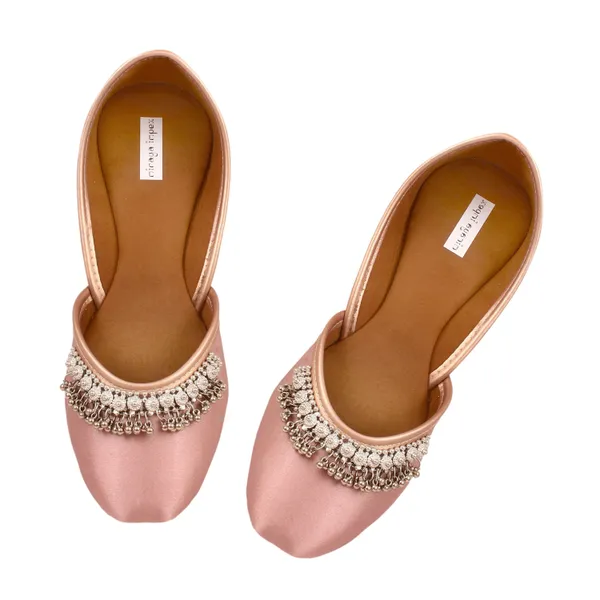 Peach_Rose_Khanak_Faux_Leather_Jutti_For_Women_&_Girls