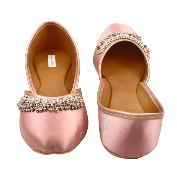 Peach_Rose_Khanak_Faux_Leather_Jutti_For_Women_&_Girls