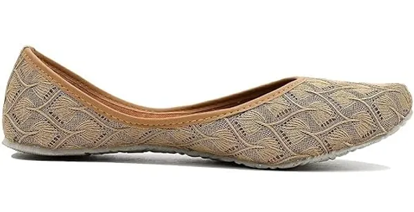 Dust_White_Sparkle_Faux_Leather_Jutti_For_Women_&_Girls
