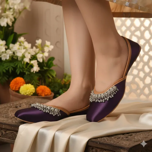 Wine_Jalsa_Faux_Leather_Jutti_For_Women_&_Girls