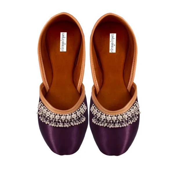 Wine_Jalsa_Faux_Leather_Jutti_For_Women_&_Girls