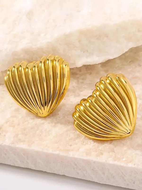 Gold-Plated_Stainless_Steel_Contemporary_Studs_For_Women