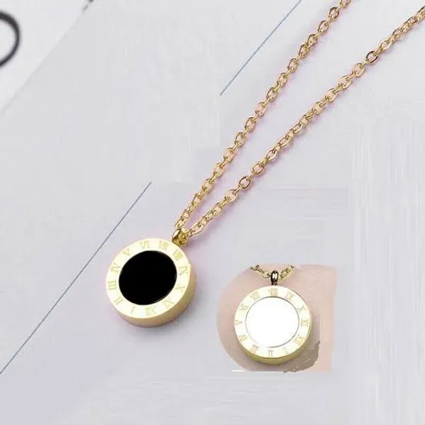 Gold_Plated_Double_White_&_Black_Necklace_For_Women