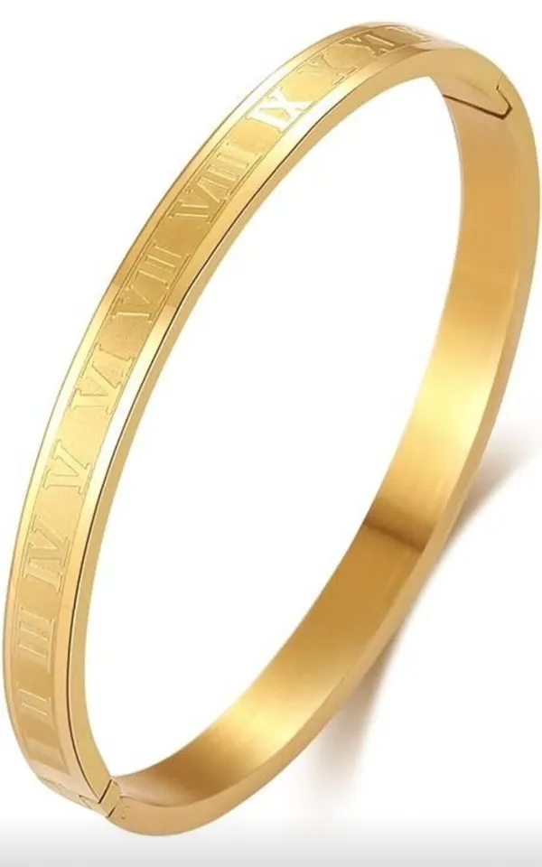 Gold_Elegant_Golden_Roman_number_Bracelet_For_Women