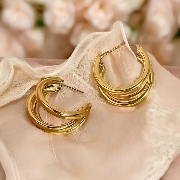 Gold_Plated_Dressberry_Hoop_Earring_For_Women