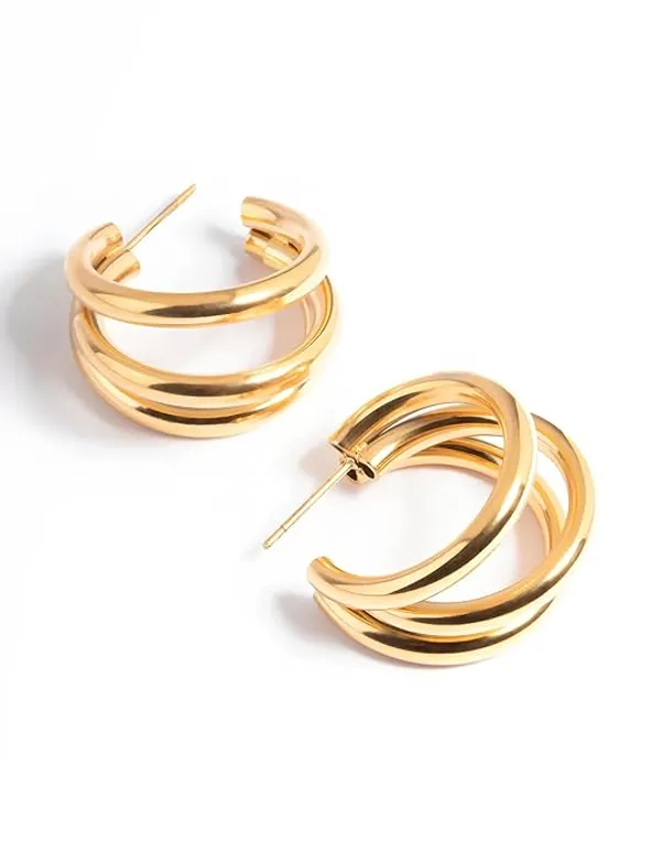 Gold_Plated_Dressberry_Hoop_Earring_For_Women