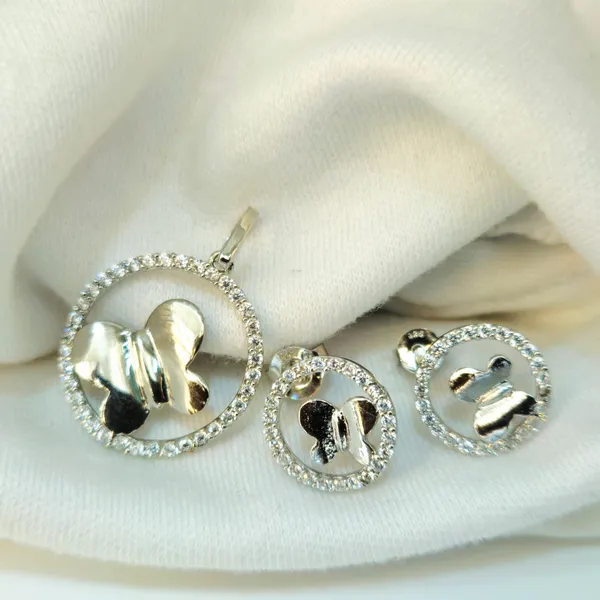 Butterfly_Halo_Pendant_Set