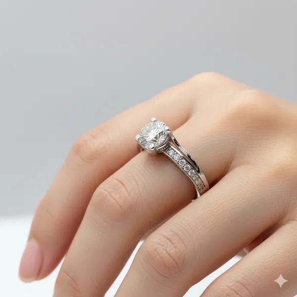 Round-Cut_Solitaire_Engagement_Ring_With_A_Channel-Set_Band
