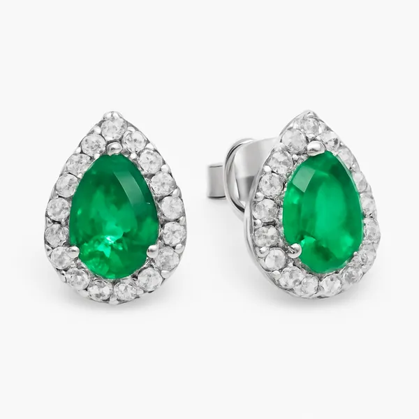 Pink_Gemstone_Halo_Stud_Earrings