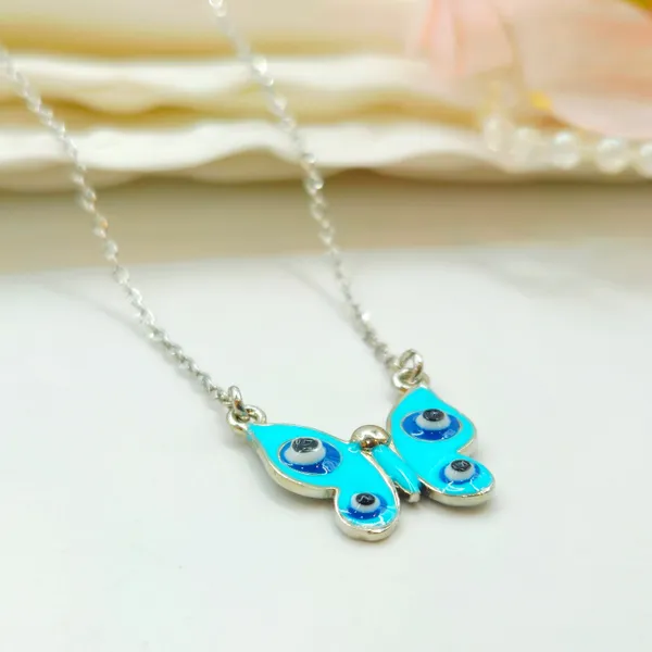 Silver_Evil_Eye_Butterfly_Pendant