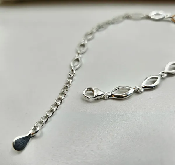Silver_Marquise_Link_Bracelet