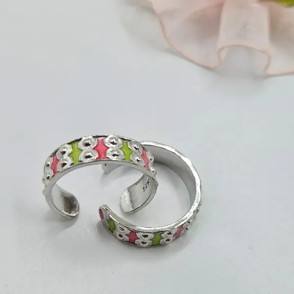 Silver_Enamel_Toe_Ring__For_Women