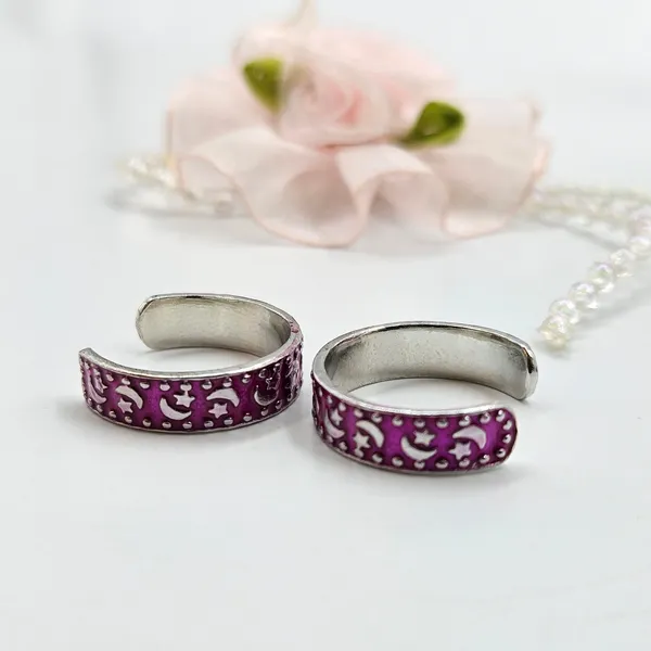Silver_Crescent_Moon_And_Star_Patterned_Toe_Ring