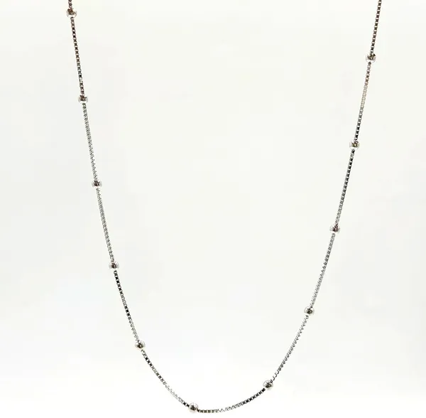 Silver_Ball_Chain_With_Beaded_Stations