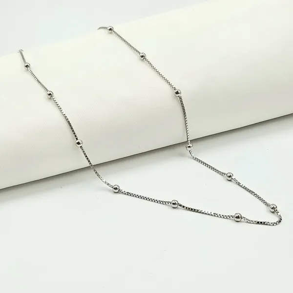 Silver_Ball_Chain_With_Beaded_Stations