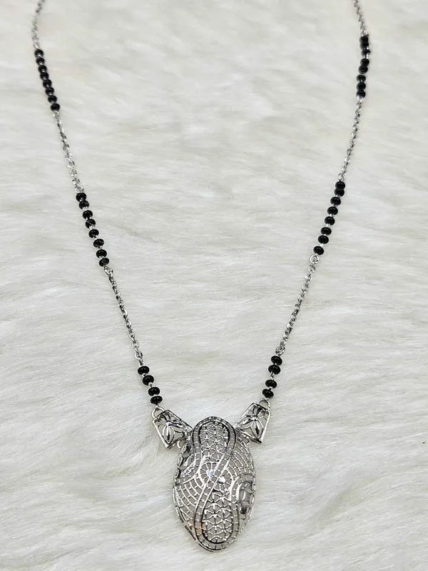 Contemporary_Sterling_Silver_Filigree_Mangalsutra