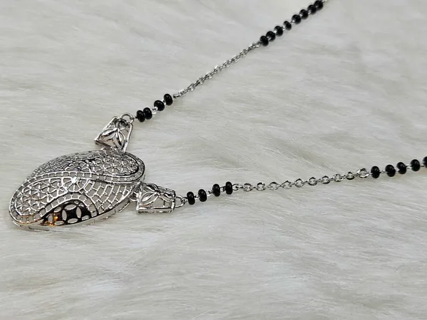 Contemporary_Sterling_Silver_Filigree_Mangalsutra