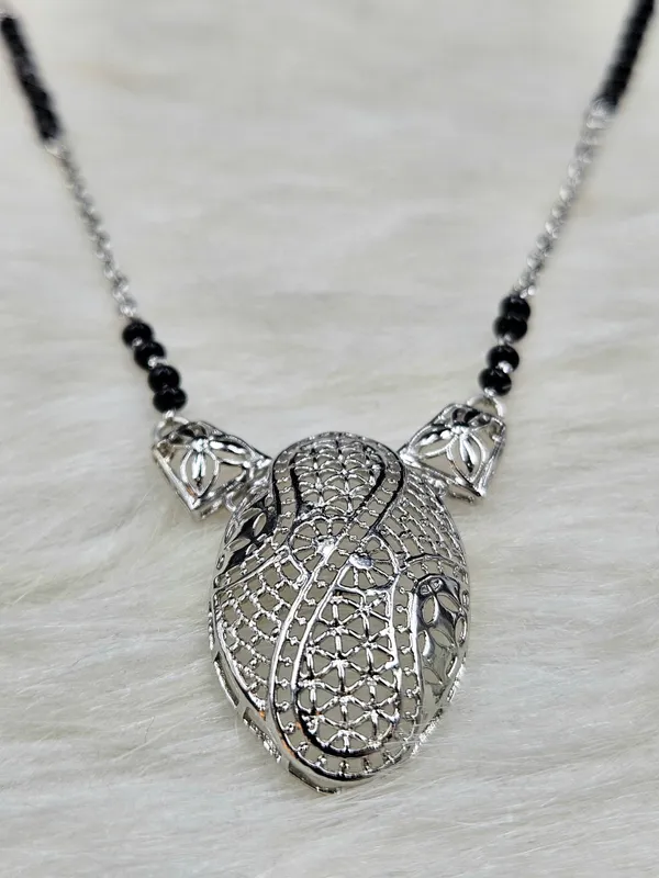 Contemporary_Sterling_Silver_Filigree_Mangalsutra