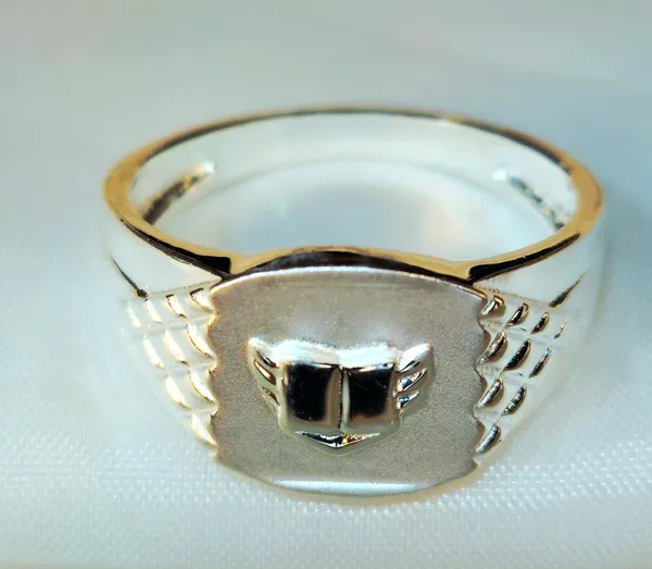 Silver_Winged_Shield_Signet_Ring_With_Diamond-Pattern_Shoulders