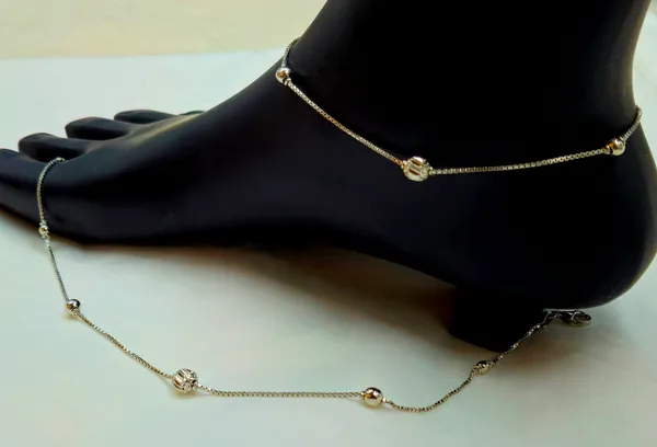 Silver_Beaded_Ball_Chain_Anklet