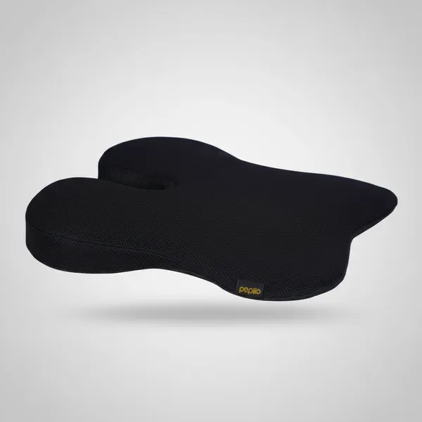 Black_Memory_Foam_Car_wedge_Seat_Cushion_Low-Profile_Posture_Correction_For_All_Cars