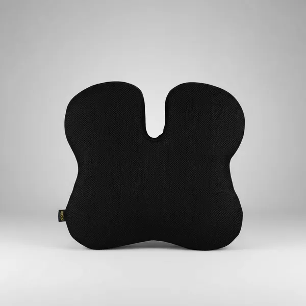 Black_Memory_Foam_Car_wedge_Seat_Cushion_Low-Profile_Posture_Correction_For_All_Cars