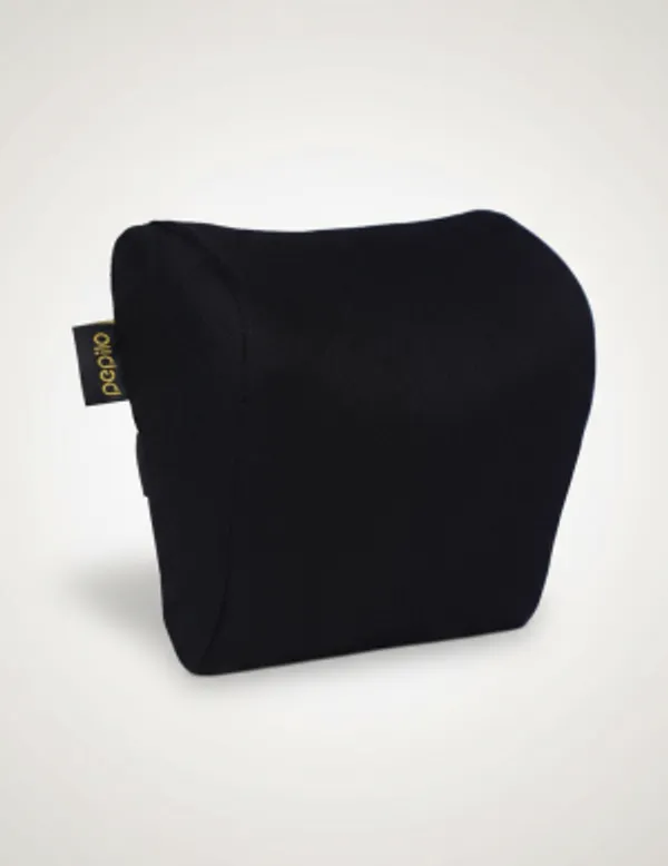 Black__Memory_Foam,_Polyester_Neck_Pillow_Targeted_Cervical_Support_For_Drivers