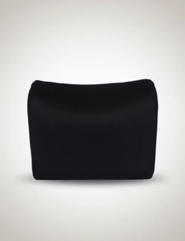 Black__Memory_Foam,_Polyester_Neck_Pillow_Targeted_Cervical_Support_For_Drivers