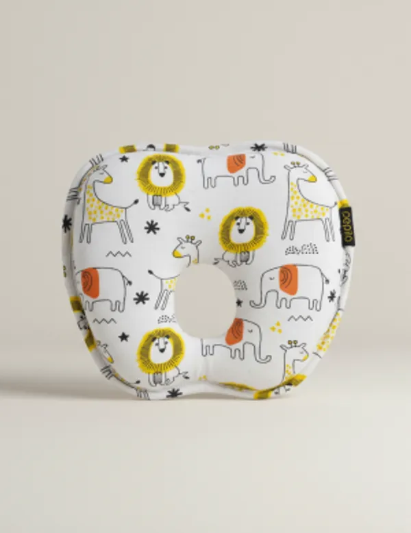 White_Memory_Foam_Pillow_Preventing_Flat_Head_Syndrome_In_Infants