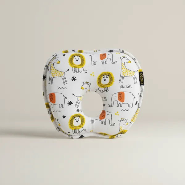 White_Memory_Foam_Pillow_Preventing_Flat_Head_Syndrome_In_Infants