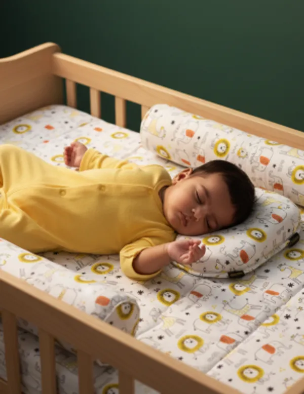 White_Memory_Foam_Pillow_Preventing_Flat_Head_Syndrome_In_Infants