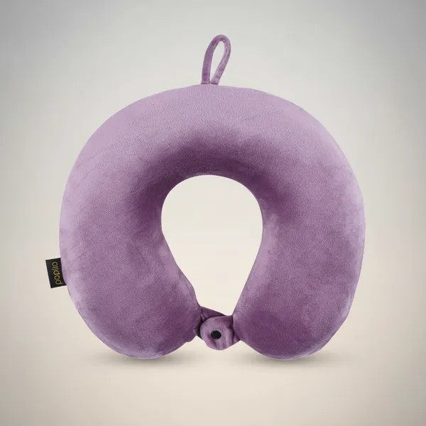 Purple_Memory_Foam_Travel_Pillow_Standard_Flights_And_Long_Car_Rides