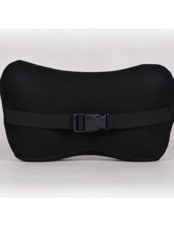Black_Memory_Foam,_Polyester_Neck_Pillow_Lateral_Support_To_Prevent_Head_Swaying