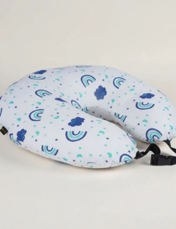 Blue_Microfiber_Nursing_Pillow_Comfortable_Breastfeeding_And_Baby_Propping