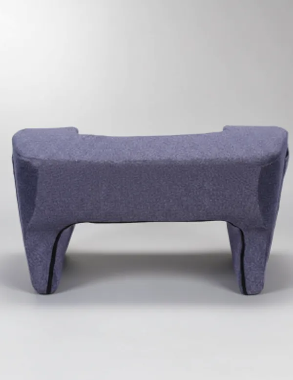 Grey_High_Resilience_HR_Foam_Lap_Desk_Pillow_Working_On_Laptop_From_Bed_Or_Sofa