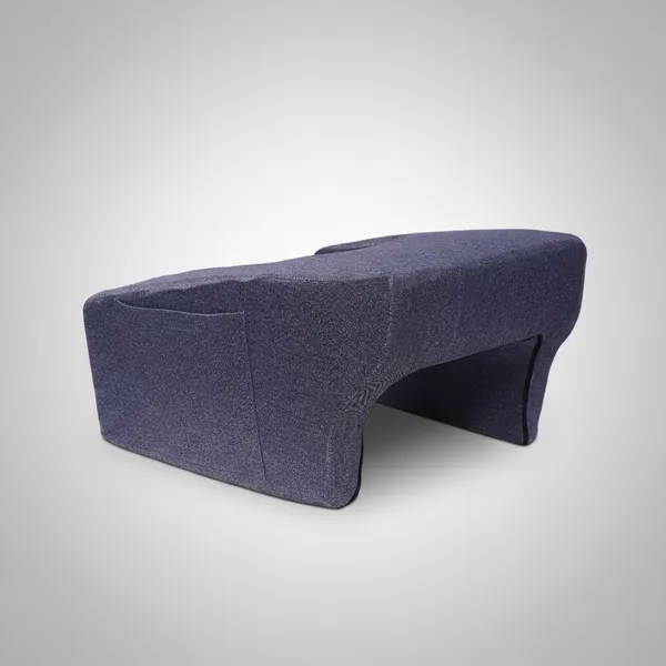 Grey_High_Resilience_HR_Foam_Lap_Desk_Pillow_Working_On_Laptop_From_Bed_Or_Sofa
