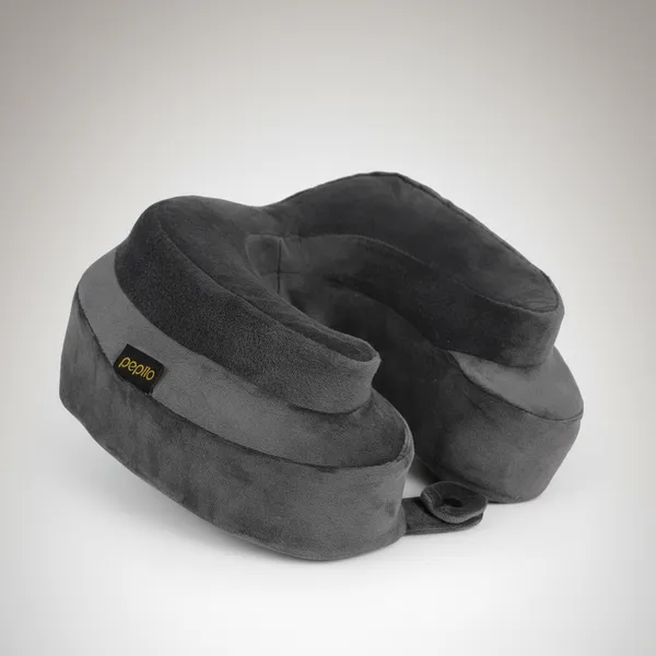 Grey_Memory_Foam_Bumpy_Travel_Neck_Pillow_Textural_Comfort_And_Neck_Stability
