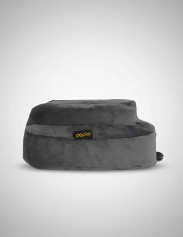 Grey_Memory_Foam_Bumpy_Travel_Neck_Pillow_Textural_Comfort_And_Neck_Stability