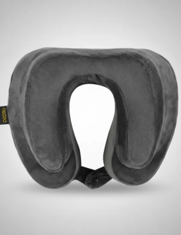 Grey_Memory_Foam_Bumpy_Travel_Neck_Pillow_Textural_Comfort_And_Neck_Stability