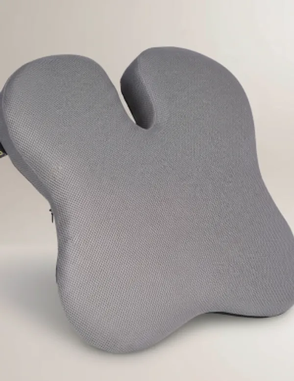 Grey_Memory_Foam_Car_Wedge_Cushion_Improving_Driving_Posture_And_Visibility