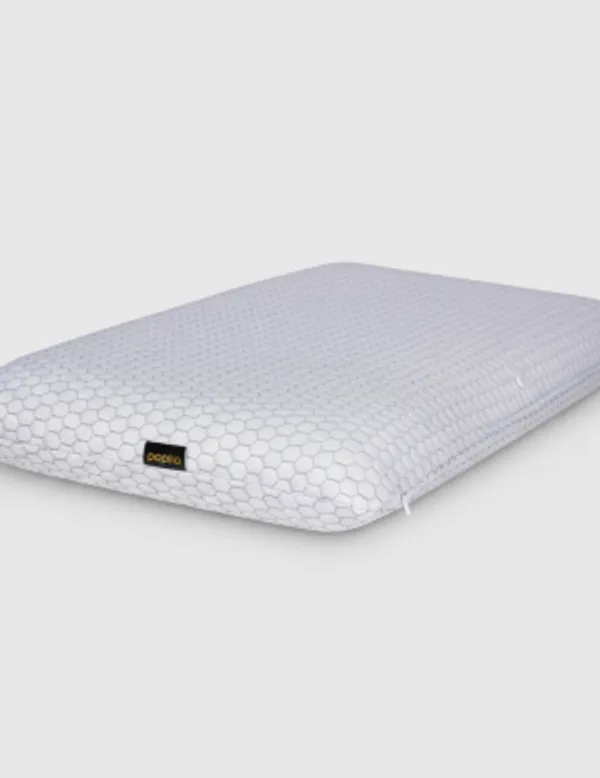 White_Memory_Foam_Cooling_Pillow_Stomach_Sleepers_And_Hot_Sleepers