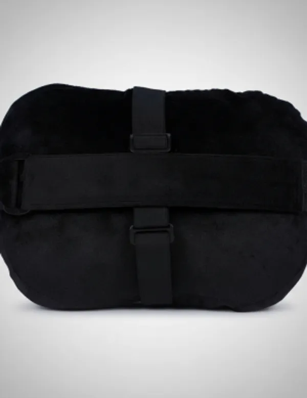Black__Foam_&_Fiber_Neck_Pillow_Soft,_Compact_Support_For_Small_Frames