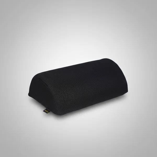 Black_Memory_Foam_Foot_Rest_Pillow_Under-Desk_Leg_Support_And_Circulation