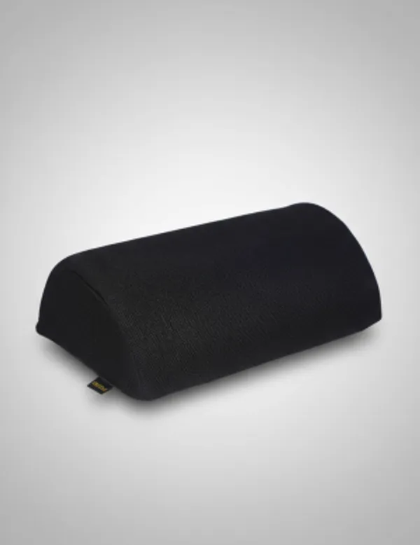 Black_Memory_Foam_Foot_Rest_Pillow_Under-Desk_Leg_Support_And_Circulation